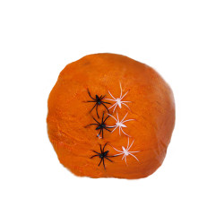 Fausse toile d'araign√©e orange Halloween  