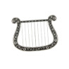 Petite harpe argent√©e 28 cm  