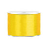 Ruban satin jaune citron 5 cm x 25 m  