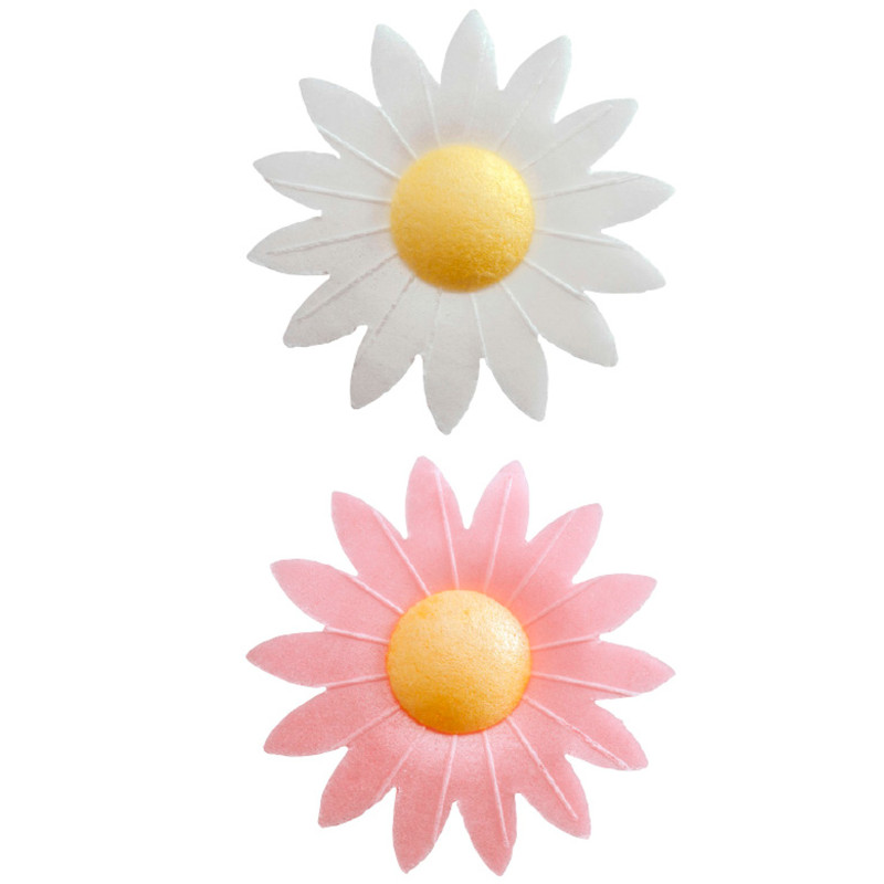 8 D√©corations pour g√¢teau fleurs azyme  