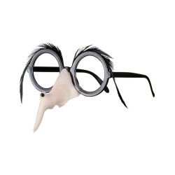 Lunettes nez et sourcils de sorci√®re femme Halloween  