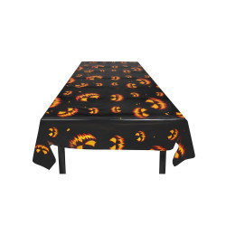 Nappe citrouille terrifiante 120 x 180 cm  