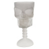 Verre t√™te de mort phosphorescent 18 cm  