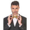 Noeud papillon brillant disco or adulte 