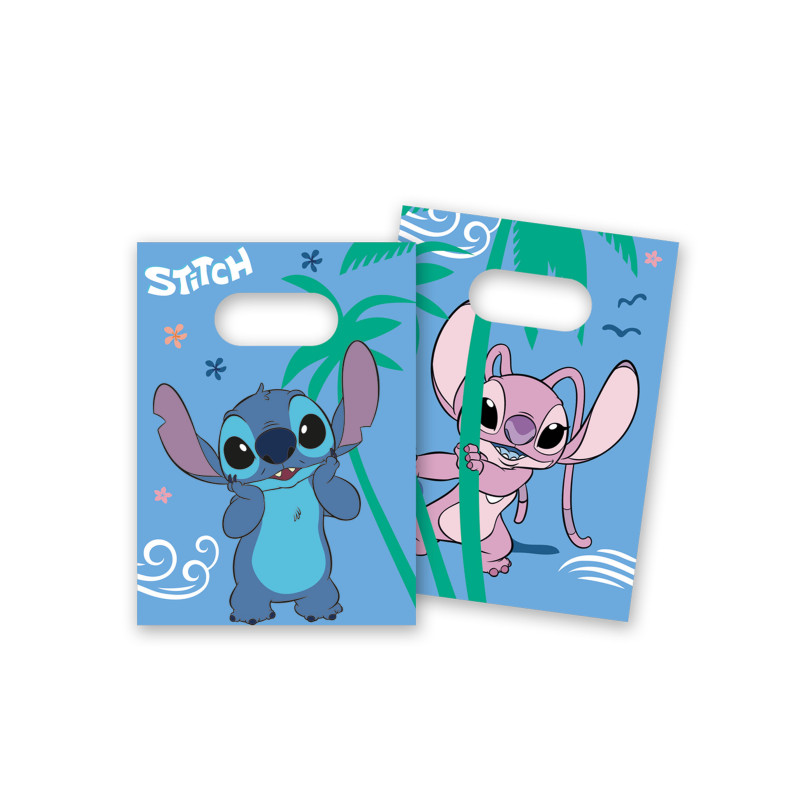 4 Sacs cadeaux papier Stitch  