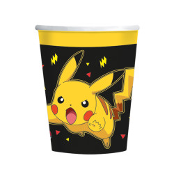 8 Gobelets en carton Pok√©mon Pikachu  
