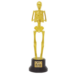 Troph√©e squelette du meilleur costume d'Halloween  