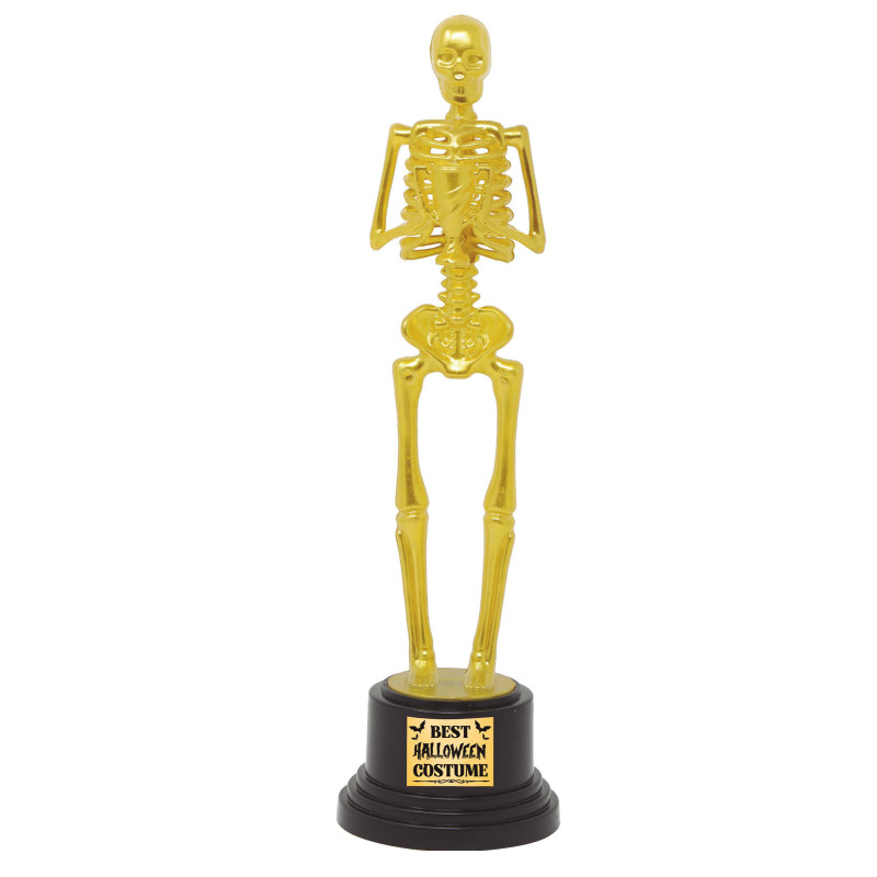 Troph√©e squelette du meilleur costume d'Halloween  