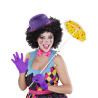 Gants courts violets adulte  
