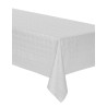 Nappe en rouleau papier damass√© blanche 6 m x 120 cm  