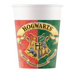 8 Gobelets en carton Harry Potter 200 ml  