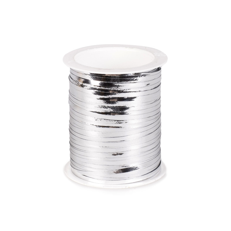 Bolduc brillant argent 3 mm x 25 m  