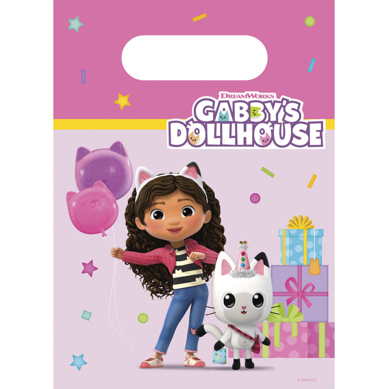 4 Sacs cadeaux Gabby et la maison magique  