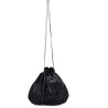 Sacoche velours noir 27 cm  