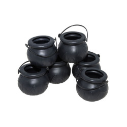 6 Mini chaudrons 6 cm  