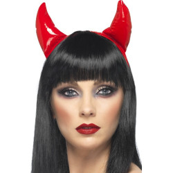 Cornes diable rouge adulte Halloween  
