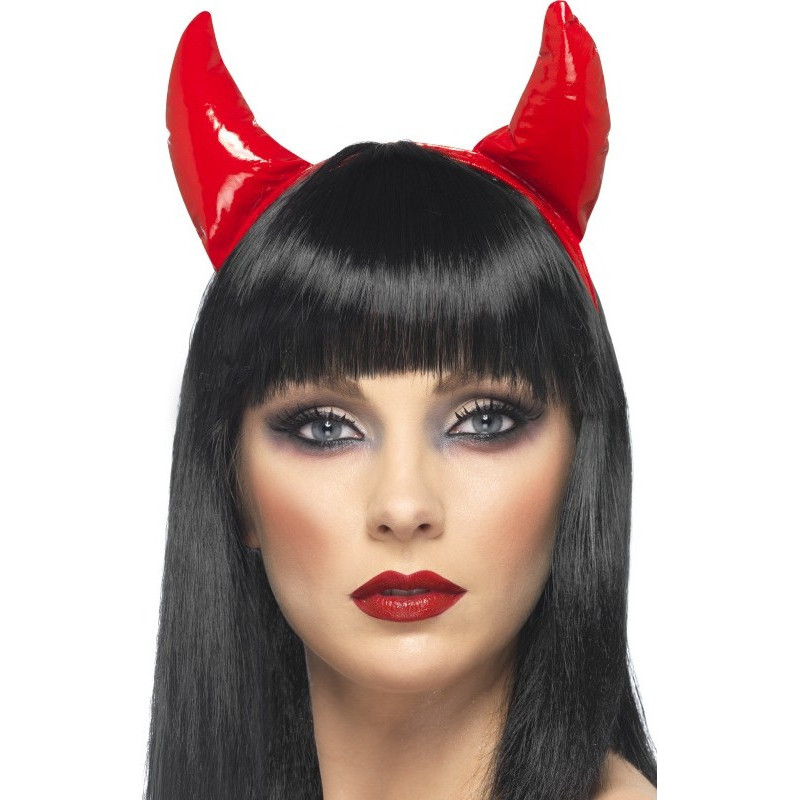 Cornes diable rouge adulte Halloween  