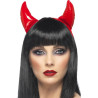 Cornes diable rouge adulte Halloween  
