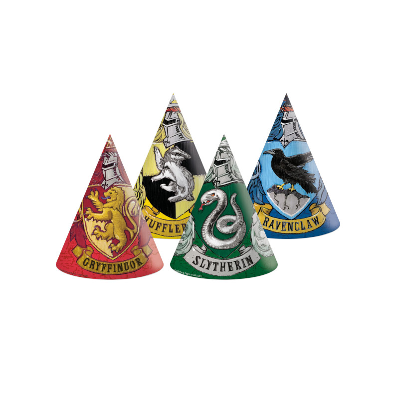 6 Chapeaux de f√™te en carton Harry Potter  