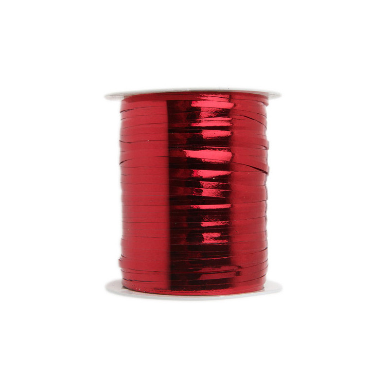 Bolduc brillant rouge 3 mm x 25 m  