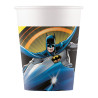 8 Gobelets en carton Batman 200 ml  