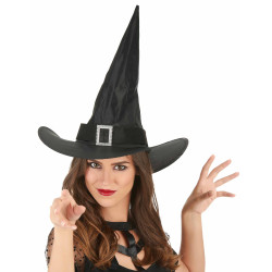 Chapeau sorci√®re avec boucle adulte Halloween  