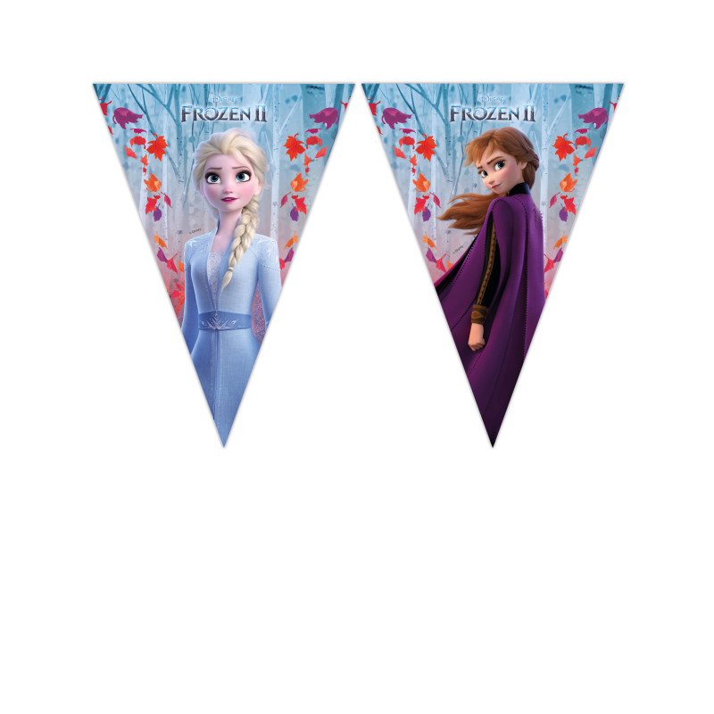 Guirlande fanion La Reine des Neiges 2 230 x 25 cm  