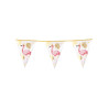 Guirlande 10 fanions Flamant Tropic en plastique 30 x 20 cm  