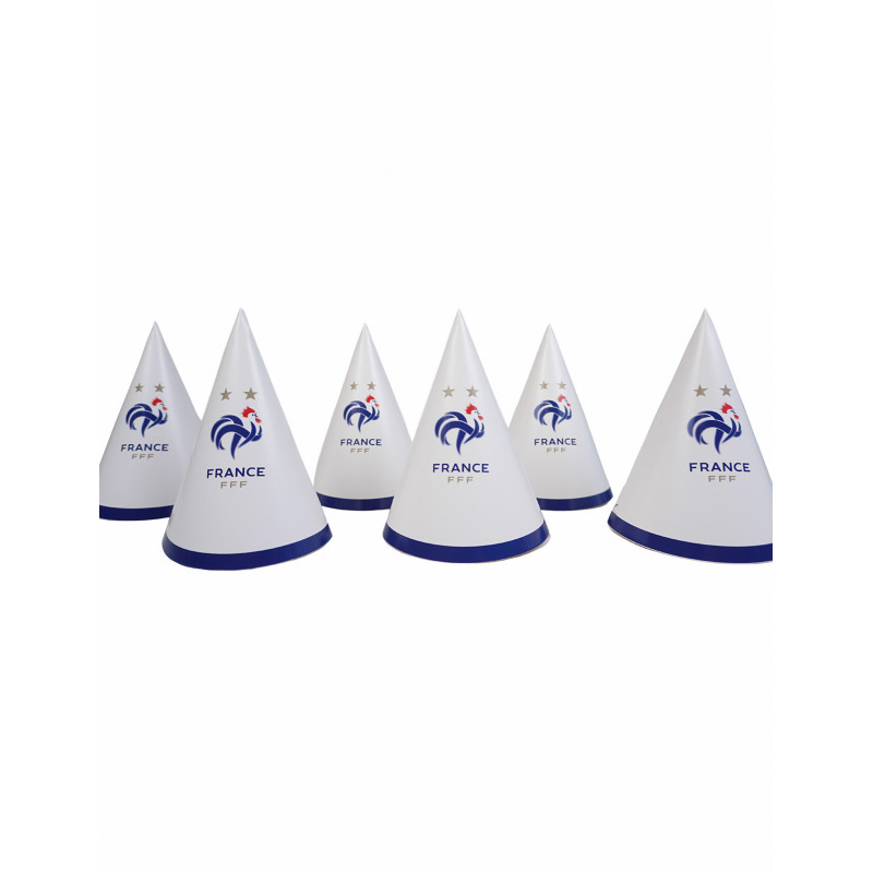 6 Chapeaux de f√™te FFF  