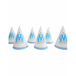 6 Chapeaux de f√™te OM  