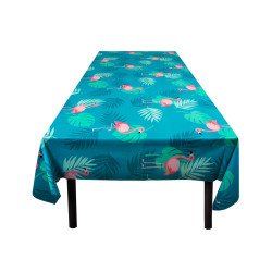 Nappe en plastique Flamant Tropic 130 x 180 cm  