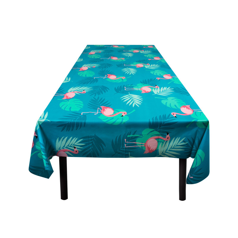 Nappe en plastique Flamant Tropic 130 x 180 cm  