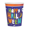 8 Gobelets en carton Halloween friends 250 ml  