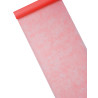 Chemin de table intiss√© rouge 29 cm x 10 m  
