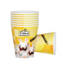 8 Gobelets en carton Lapins cr√©tins 200 ml  