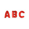 Ballon aluminium lettre rouge 1 m  