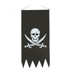 Drapeau pirate t√™te de mort  