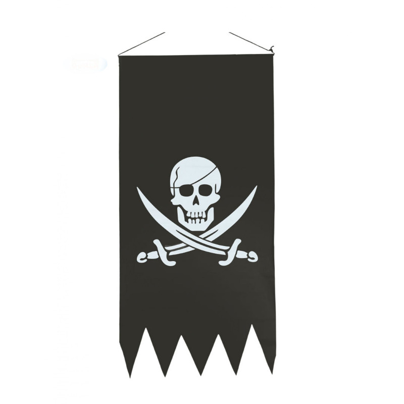 Drapeau pirate t√™te de mort  