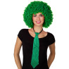Cravate √† sequins verts adulte  