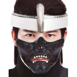 Demi masque guerrier ninja adulte  