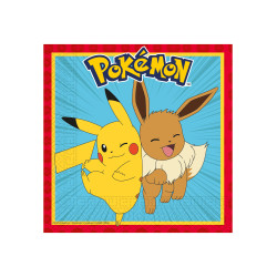 20 Serviettes Pok√©mon Next Generation 33 x 33 cm  