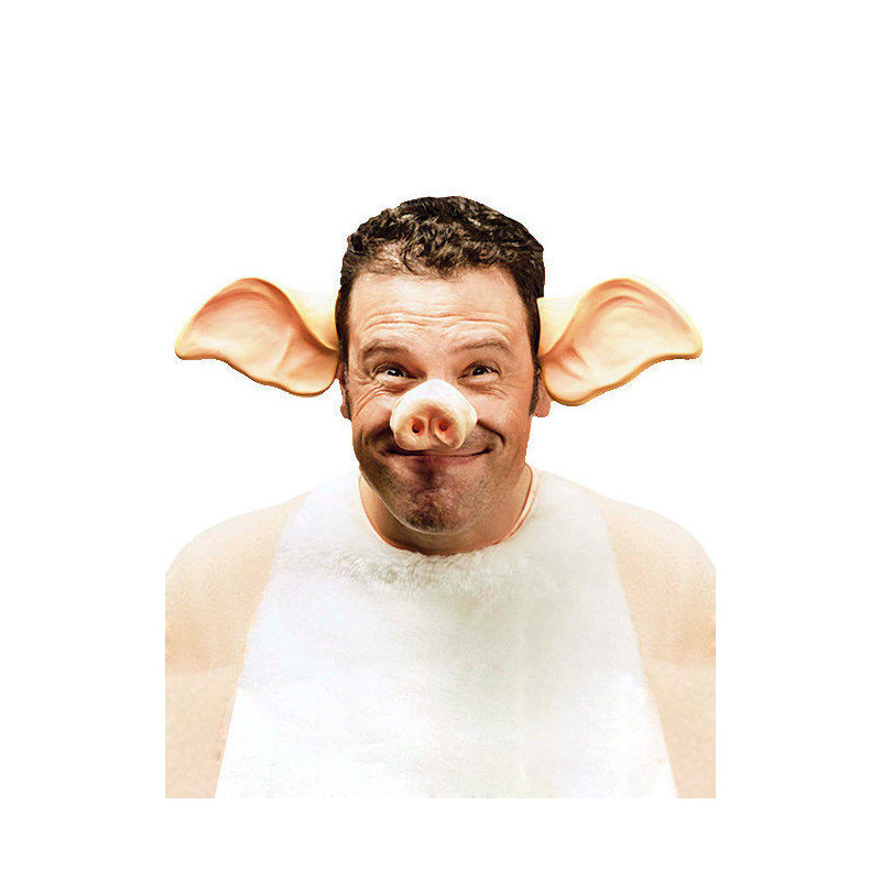 Serre-t√™te oreilles de cochon adulte  