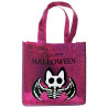 Sac √† paillettes rose chauve-souris squelette  