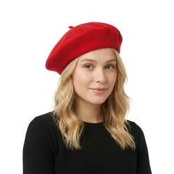 B√©ret basque rouge adulte  