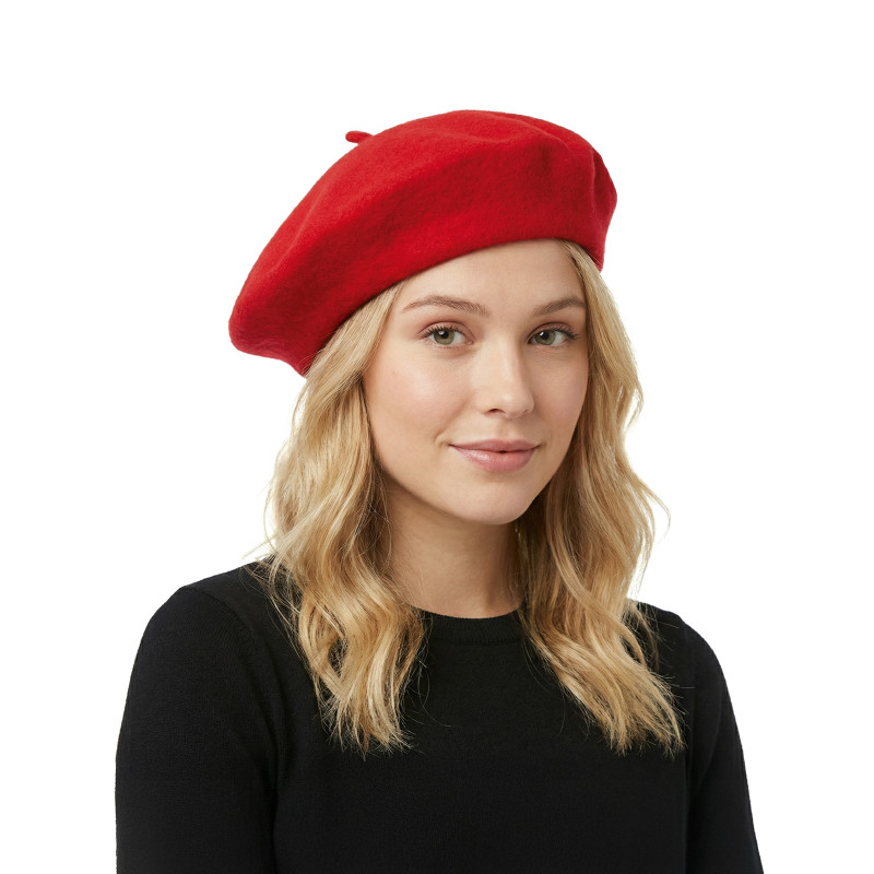 B√©ret basque rouge adulte  