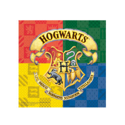 20 Serviettes en papier Harry Potter 33 x 33 cm  