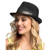 Chapeau borsalino trilby noir adulte  