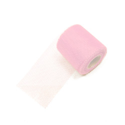 Rouleau de tulle rose 20 m√®tres largeur 8 cm  