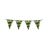 Guirlande fanions papier Camouflage 6 m  