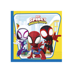 20 Serviettes en papier Spidey et ses amis  
